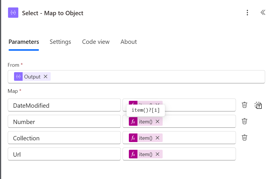 Map to Object